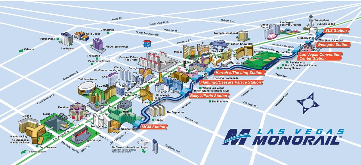 carte de la SLS Las Vegas